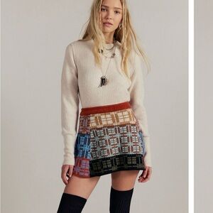 Free People after school Mini Skirt